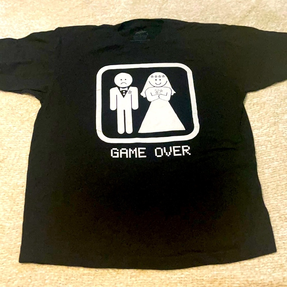 ANN ARBOR FUNNY WEDDING GAME OVER T-shirt.